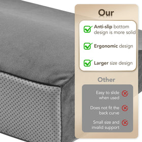 SofGlowly couch cushion enhances TV time, reading, and lounging at home.
