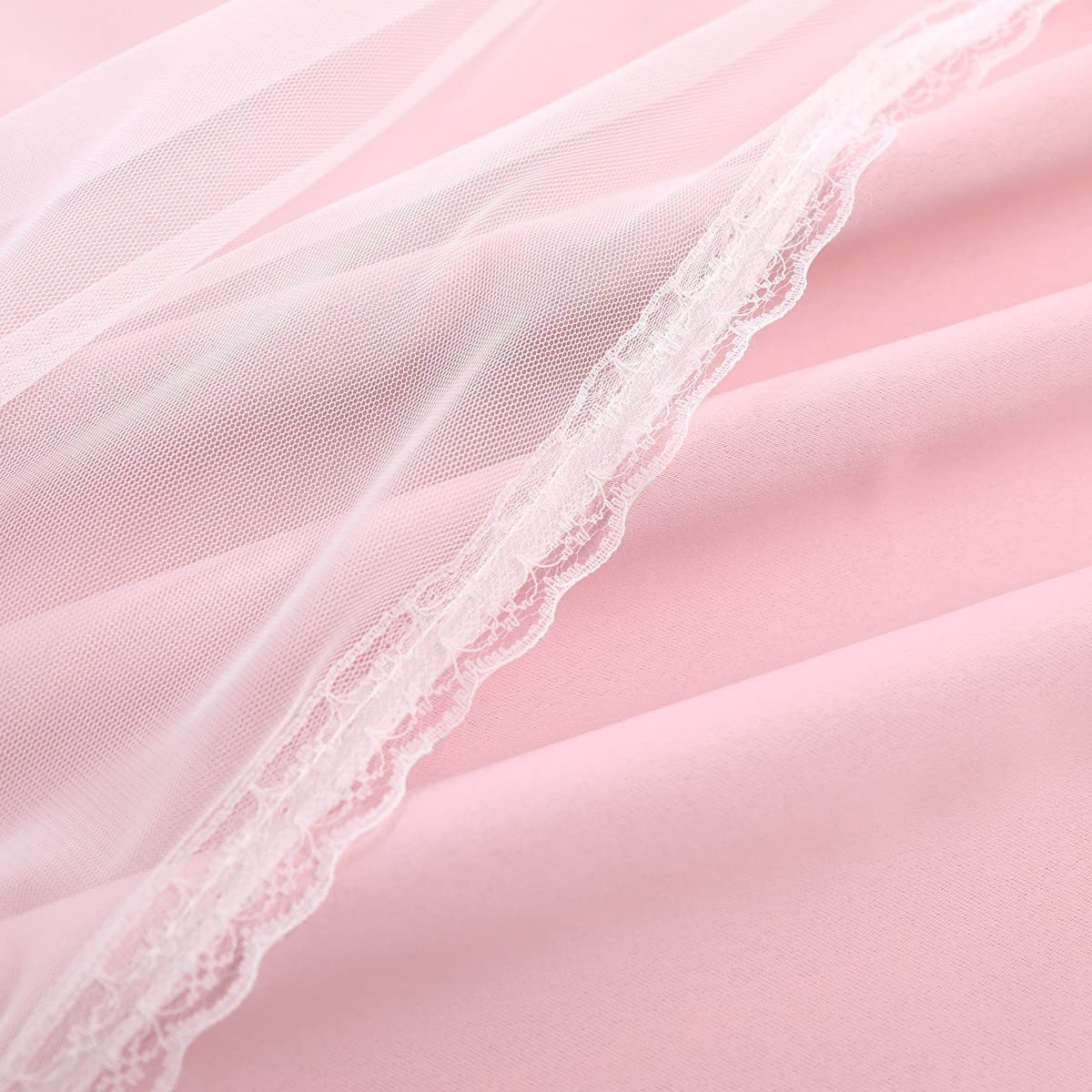 SOFJAGETQ pink curtains triple-woven fabric for improved light control