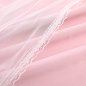SOFJAGETQ pink curtains triple-woven fabric for improved light control