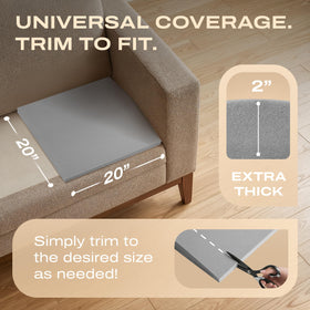 SOFLIFTIX 45D high-density foam inserts restore sagging seats with reliable support.