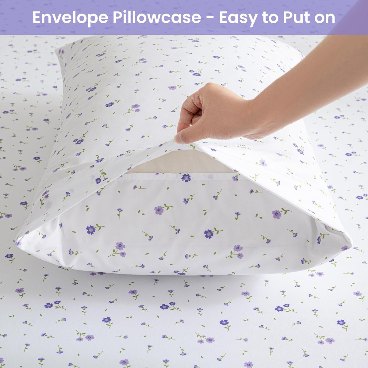 Softan 360-degree elastic band and corner straps keep sheets in place