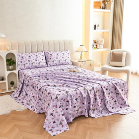 Softan four-piece queen sheet set ready to refresh your bed