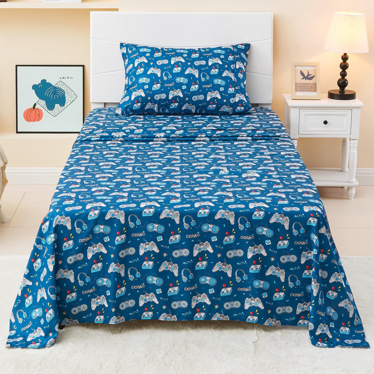 Softan 100% brushed microfiber fabric delivers silky softness and breathable comfort.