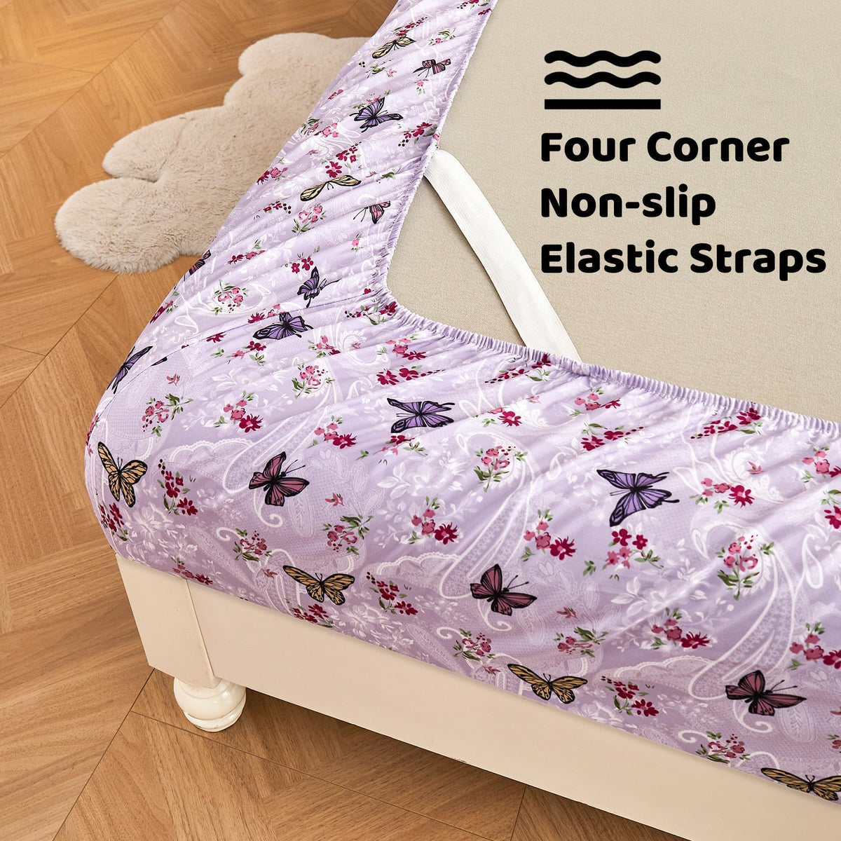 Softan butterfly pattern pillowcases add colorful comfort to bed
