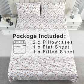 Softan corner straps and elastic backing keep sheets in place