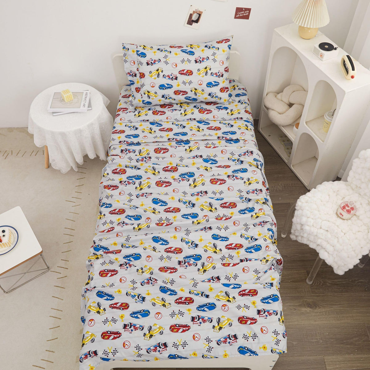 Softan microfiber bedding is easy to care for with cold machine wash