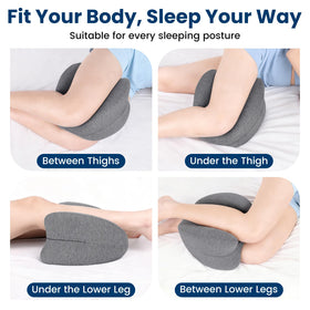 SofterCharm knee pillow between-legs use relieves hip and joint pressure.