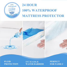 Softhour deep-pocket fit covers mattresses from 6 to 21 inches