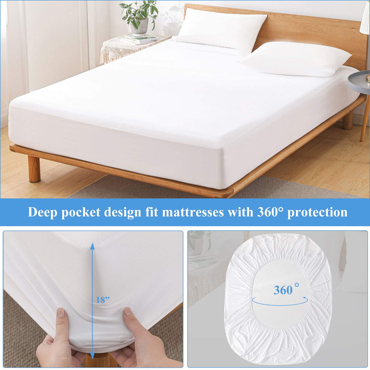 OEKO-TEX certified Softhour mattress protector for safe daily use