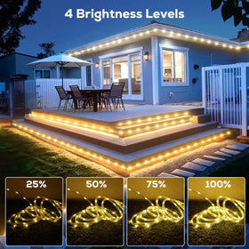 Soiarllt bedroom rope lights add soft glow and safe indoor use.