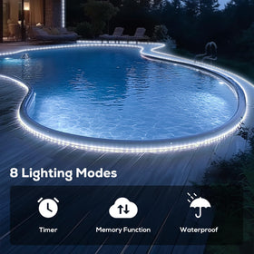 Soiarllt indoor-outdoor ambience rope lights for versatile decorating