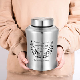SOITIS large urn capacity up to 220 lbs ideal for bigger keepsakes.