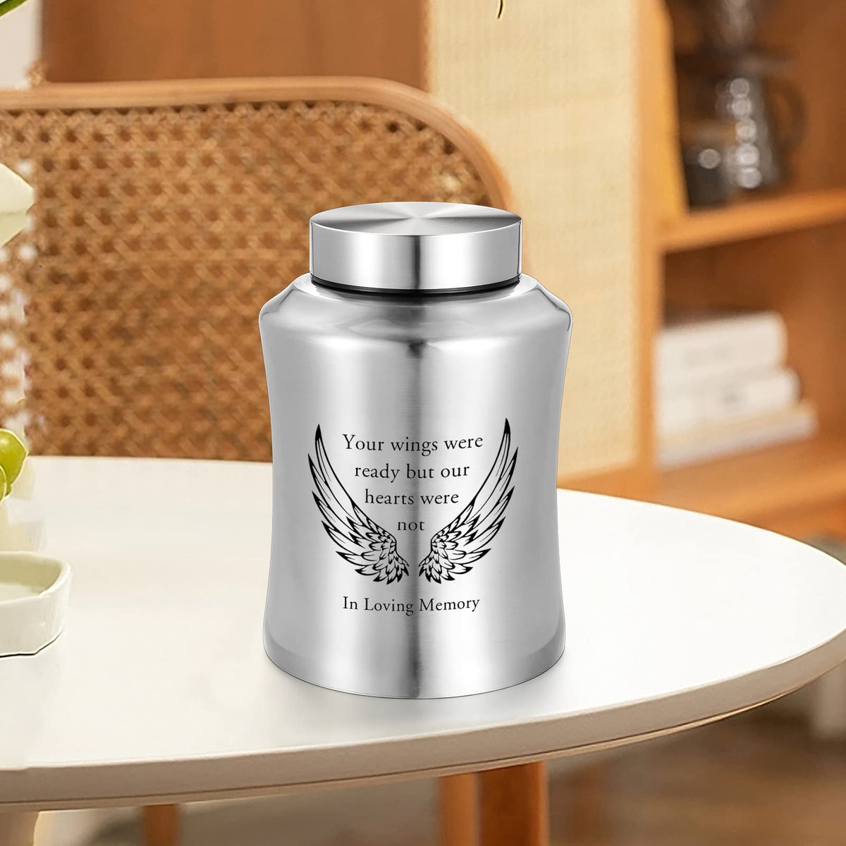 SOITIS velvet bag included protects the urn during gifting and transport.