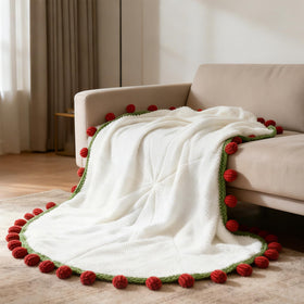 Sokfone Flower Blanket folded bouquet look adds room charm and style