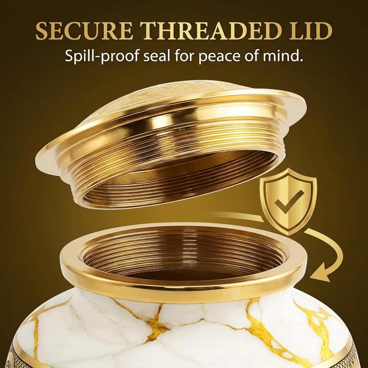 Velvet bag included with Solace Forever urn for safe handling or gifting