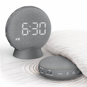 SolaceRise alarm clock front view with easy-to-read display for quick wake-ups