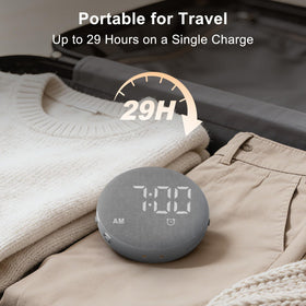 SolaceRise tap-to-snooze supports a relaxed morning routine