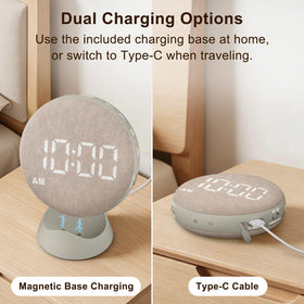 SolaceRise gift-ready alarm clock suitable for family and friends
