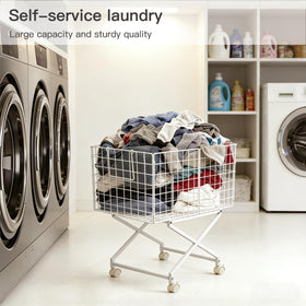 Solcasaco ventilated wire basket keeps towels dry and fresh