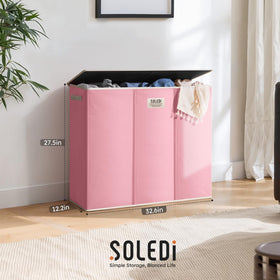 SOLEDI easy-assembly with lid included for clutter-free spaces