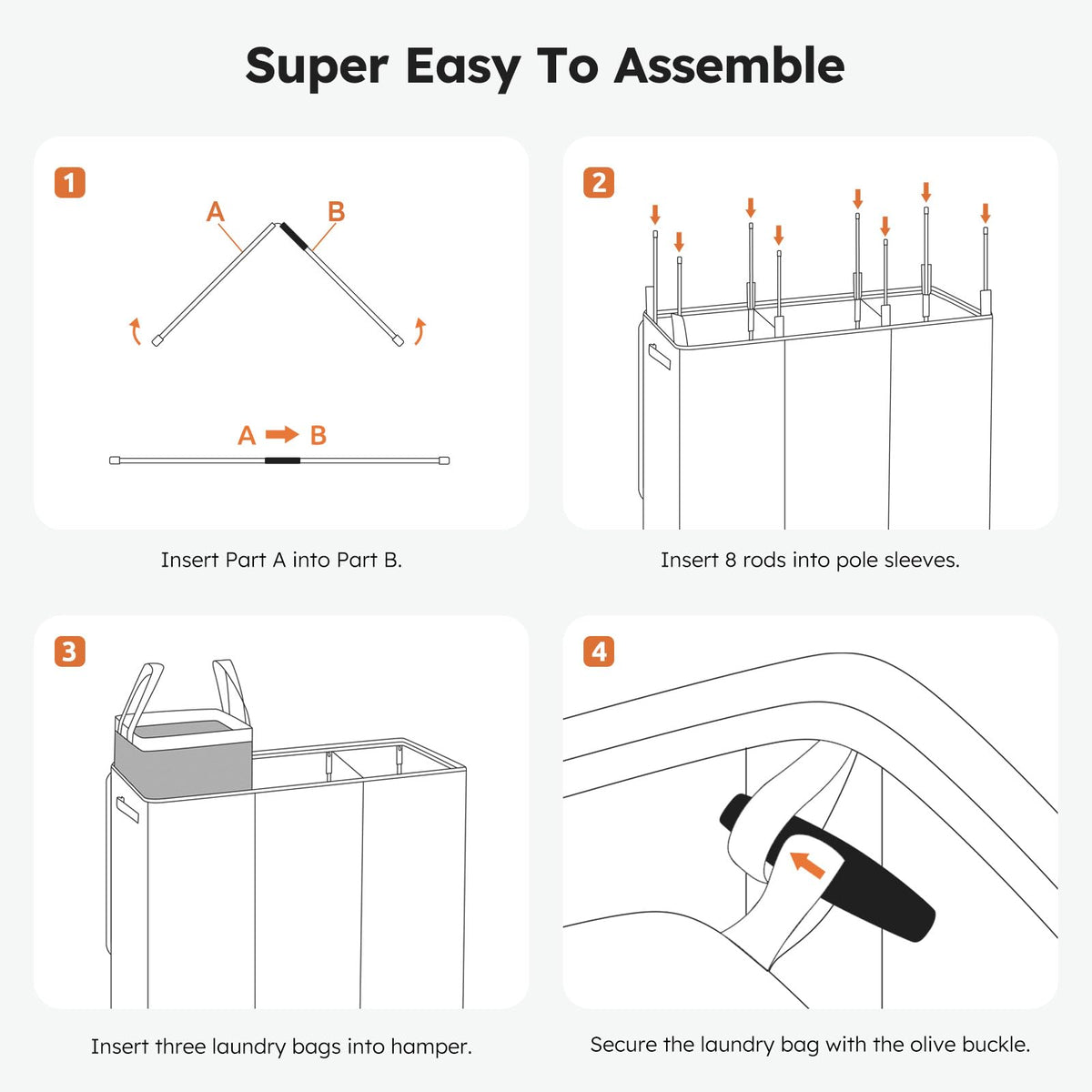 SOLEDI slim profile folds flat when empty for neat storage