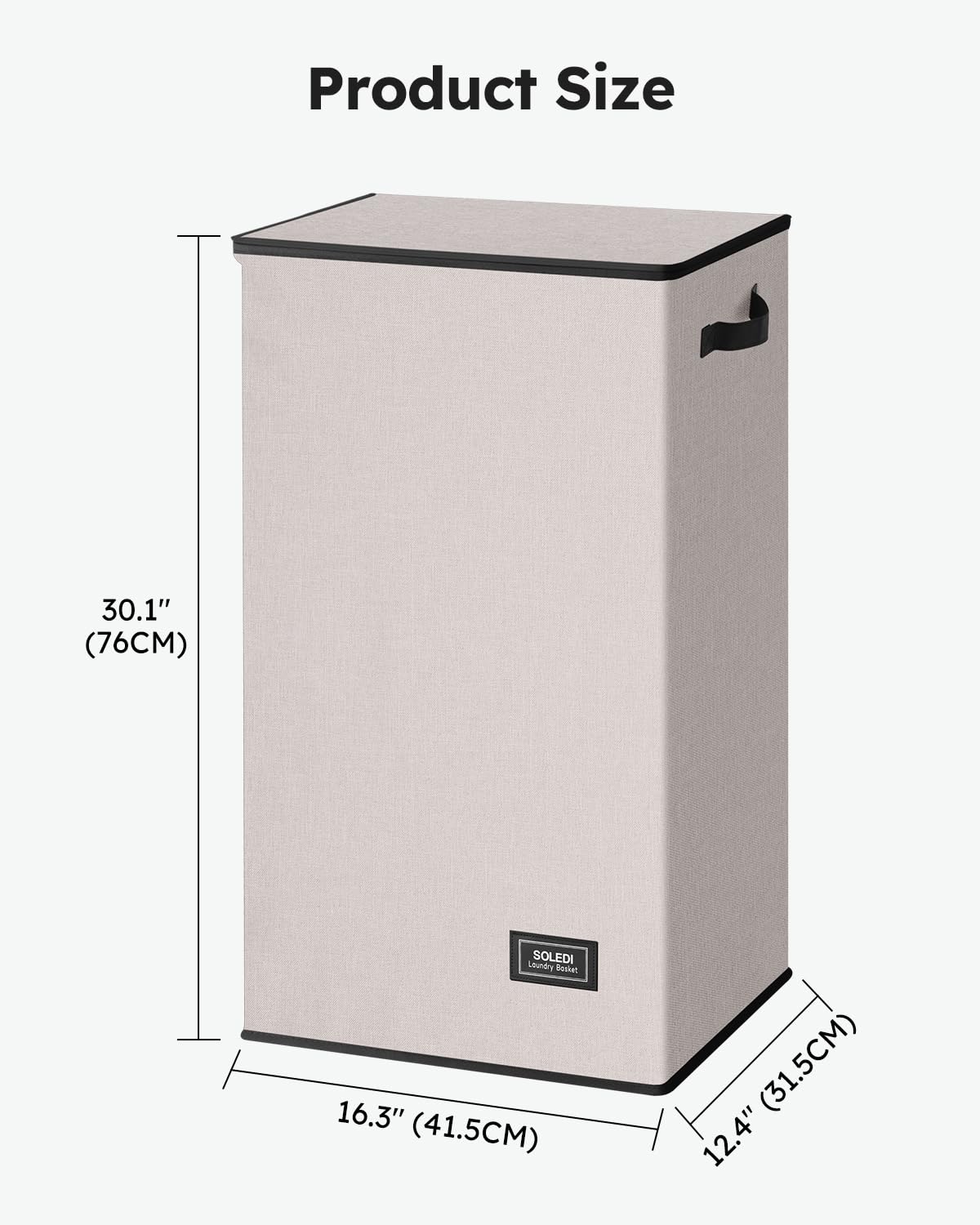 SOLEDI foldable design that stores flat when not in use.