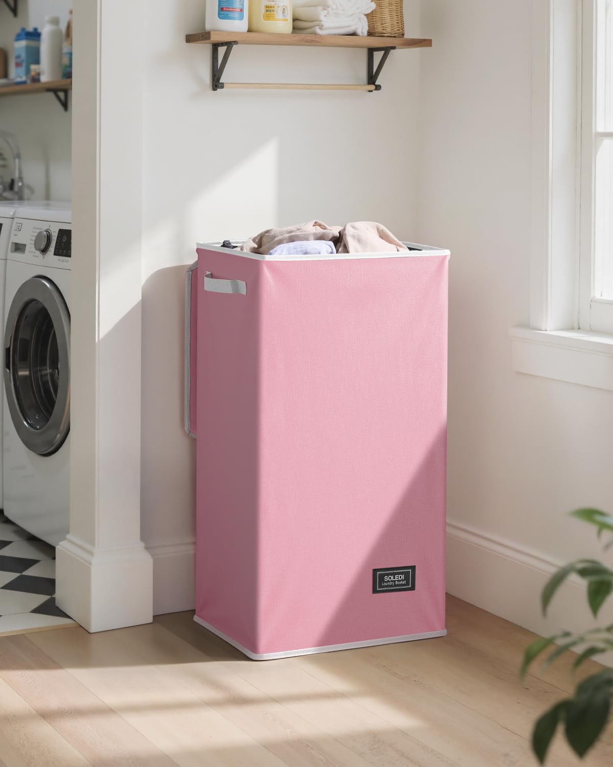 SOLEDI 100L capacity perfect for weekly loads in dorms and homes.