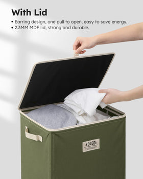 SOLEDI 100L capacity holds a week’s worth of clothes