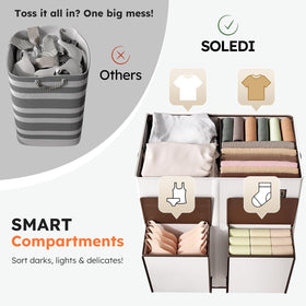SOLEDI 180L capacity ideal for large loads