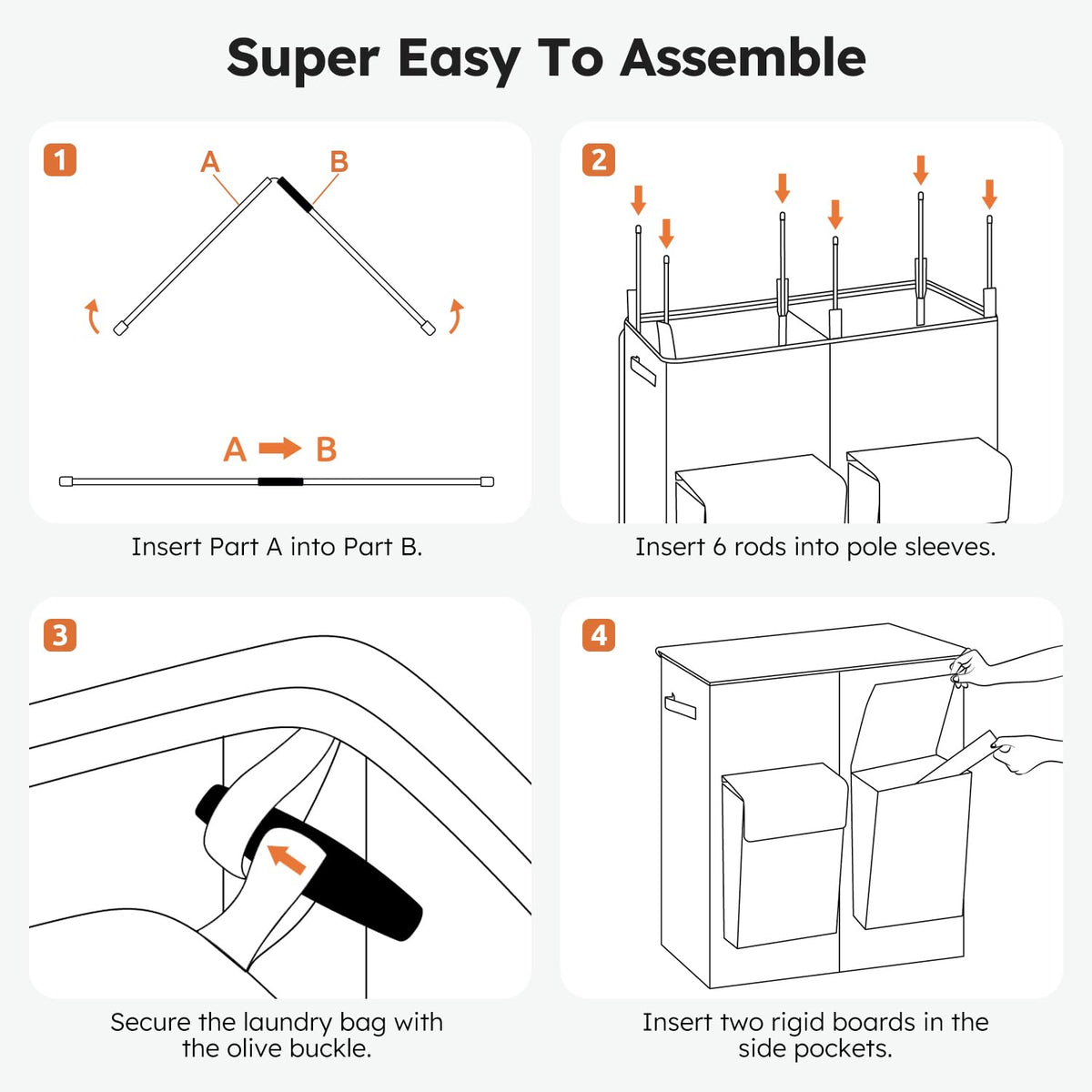 SOLEDI daily-use laundry sorter in home setting