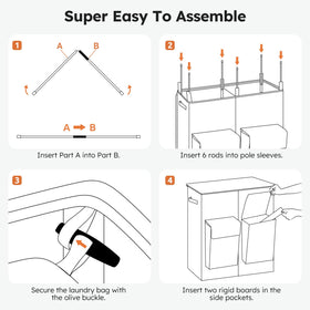 SOLEDI daily-use laundry sorter in home setting