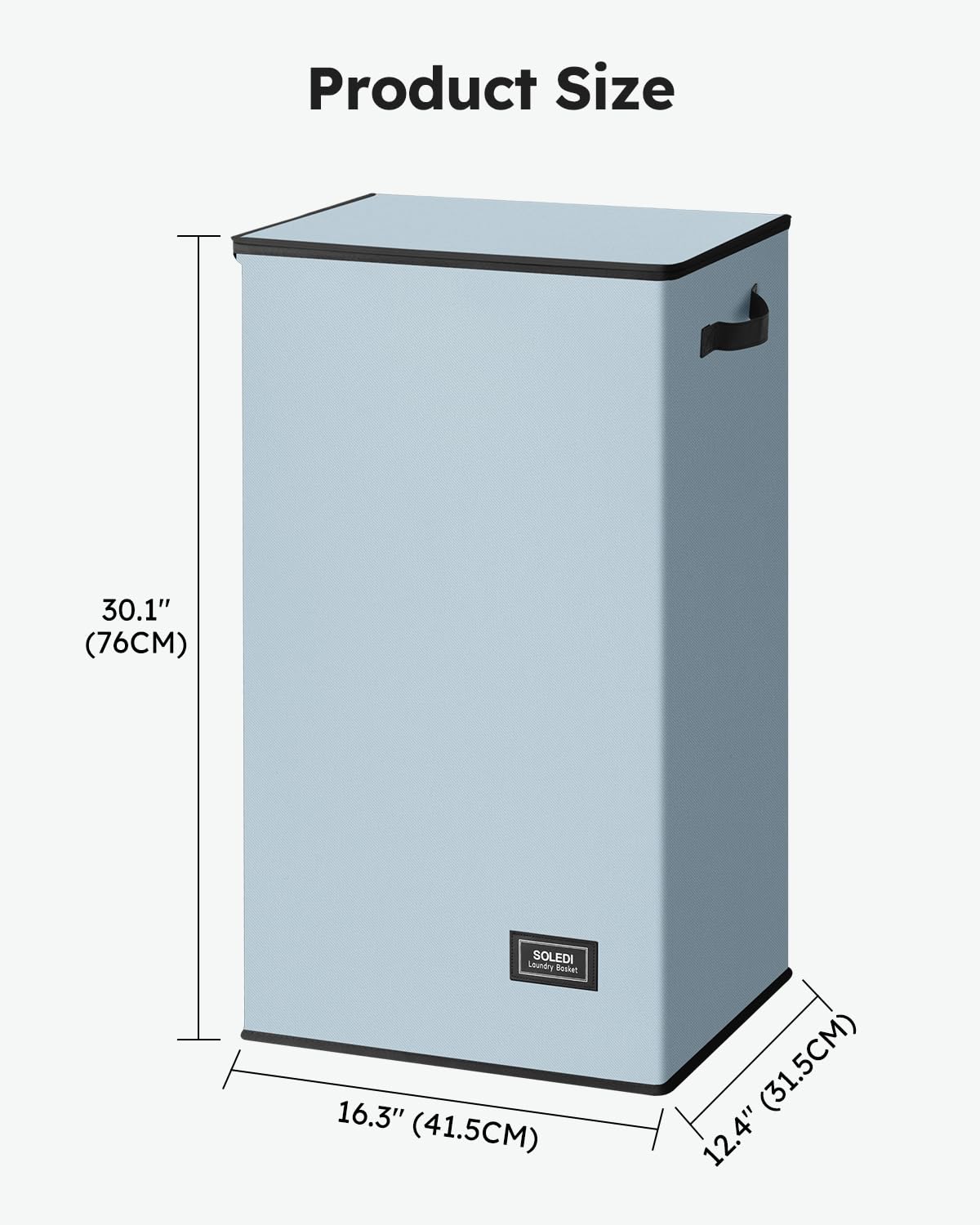 SOLEDI ideal for dorm rooms and small spaces for organized laundry.