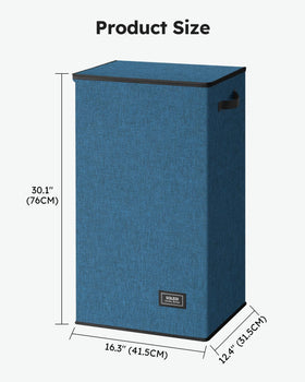 SOLEDI laundry hamper with bag simplifies carrying to laundry room.