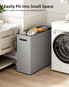 SOLEDI mesh bags lift out for easy transfer to washer.