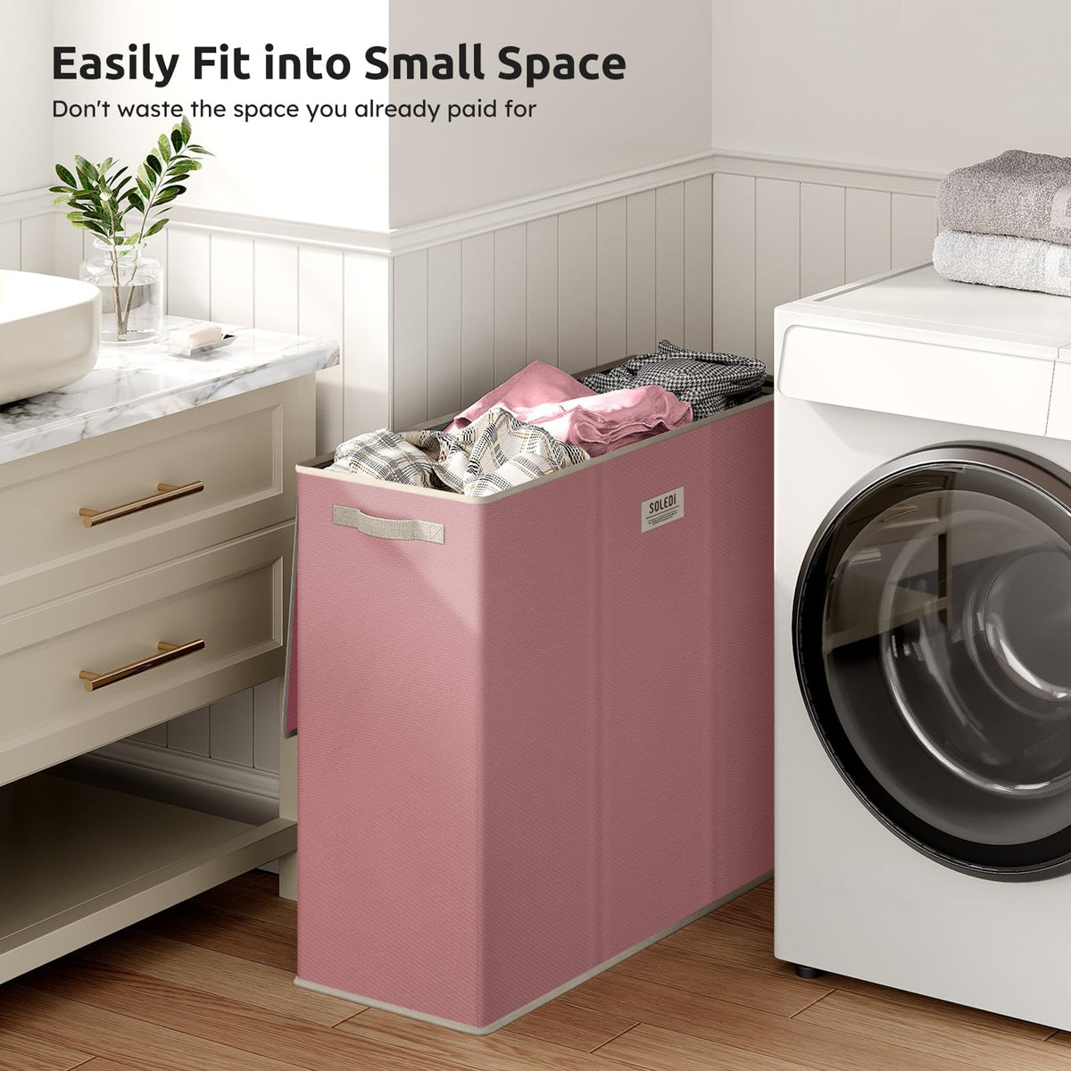 SOLEDI reinforced bottom and iron frame prevent tipping during loading