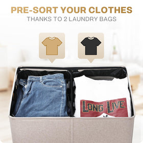 SOLEDI lid keeps contents concealed for a tidy room appearance.