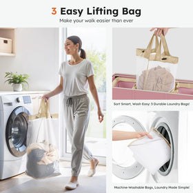 SOLEDI removable mesh bags for each section promote hygiene
