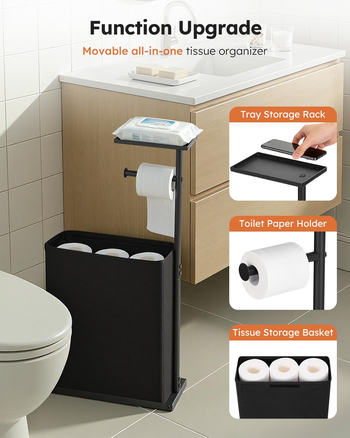 SOLEDI 65 cm height reduces bending for comfortable use