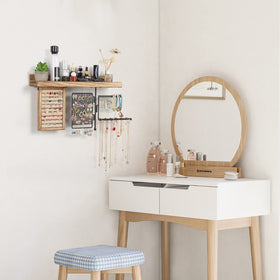 SOLIMINTR 4-in-1 jewelry storage keeps vanity tidy and organized