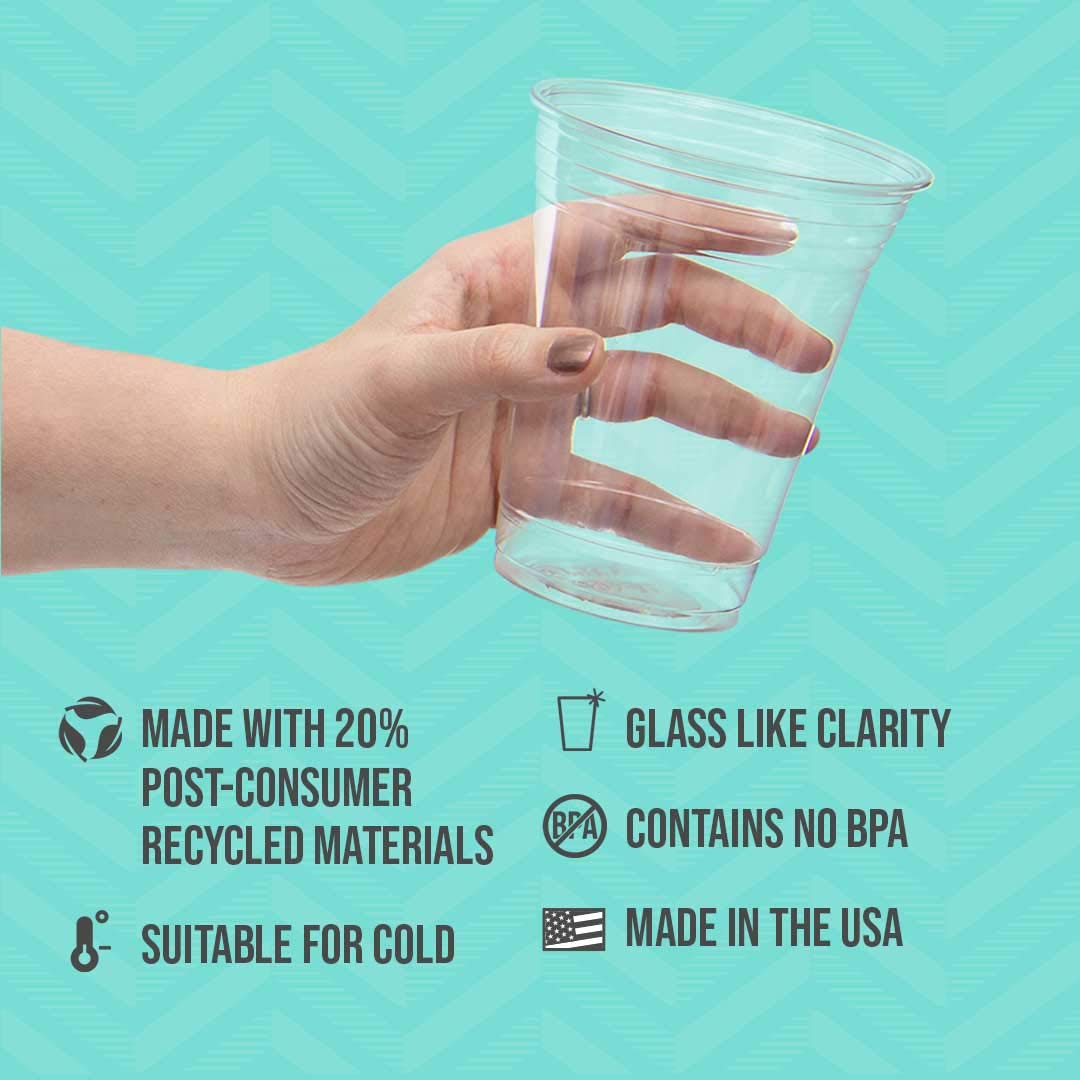 SOLO crystal-clear outdoor cups elevate poolside beverage presentation