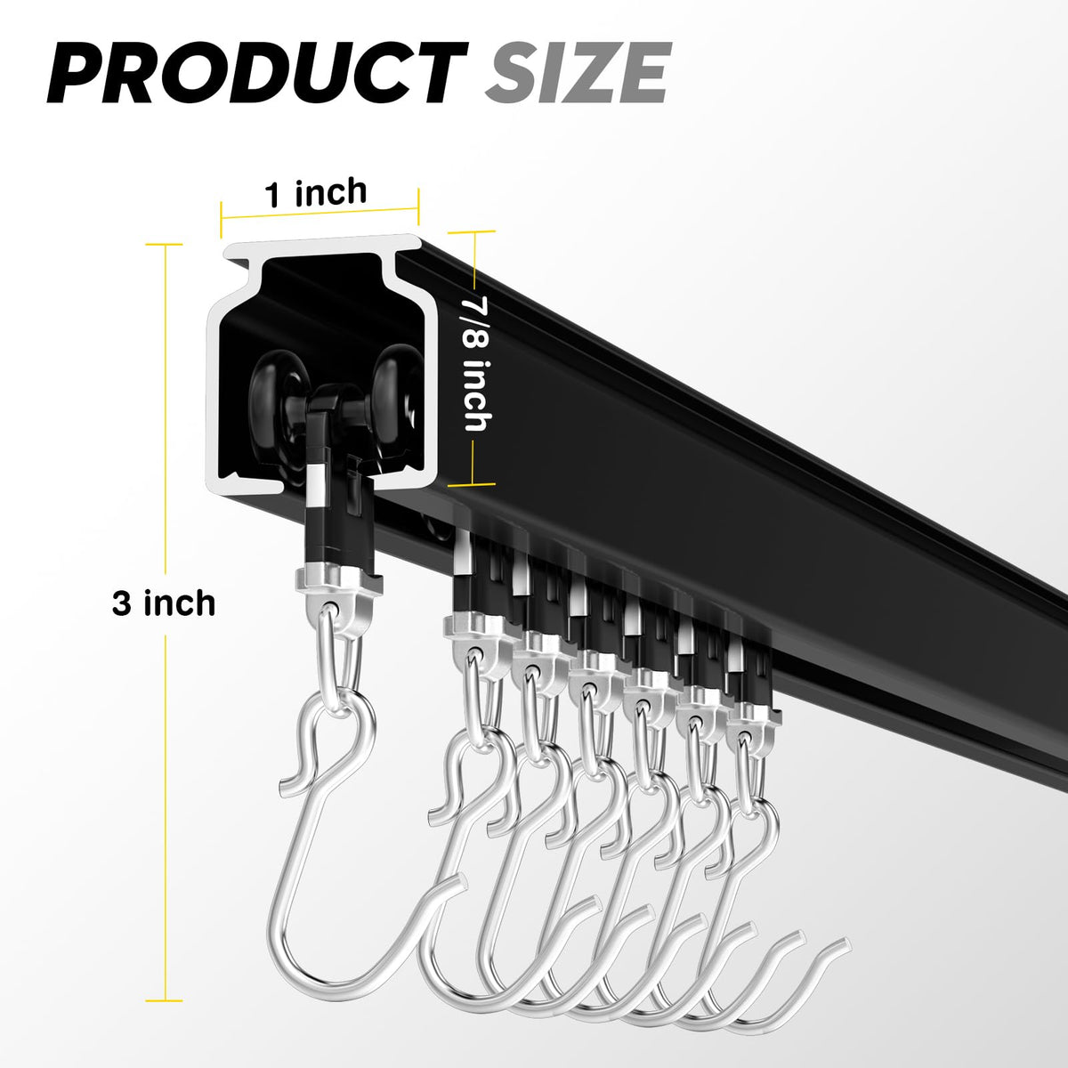 SOLOKOS top brackets securely support heavy curtains in busy environments.