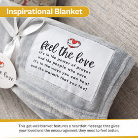 Solsken Home Chemo Care Blanket offers a comforting hug during treatments and downtime.