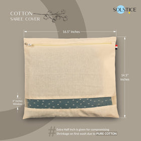 SOLSTICE saree bag bottom mesh window for quick visibility