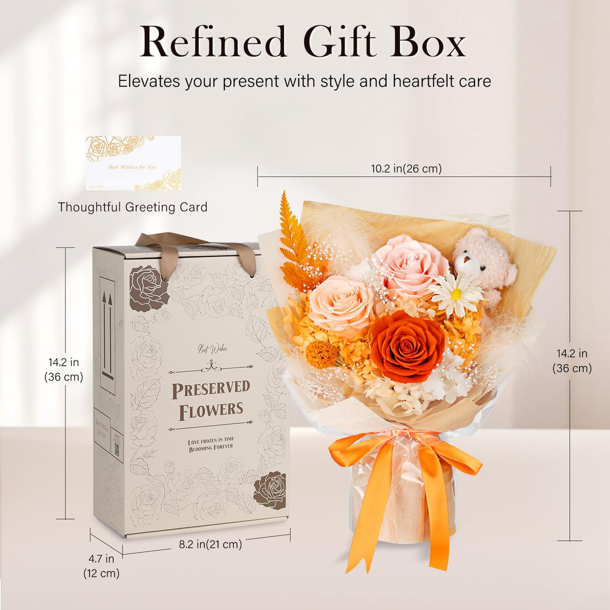SOLUNOX allergy-friendly maintenance-free bouquet no pollen for sensitive spaces