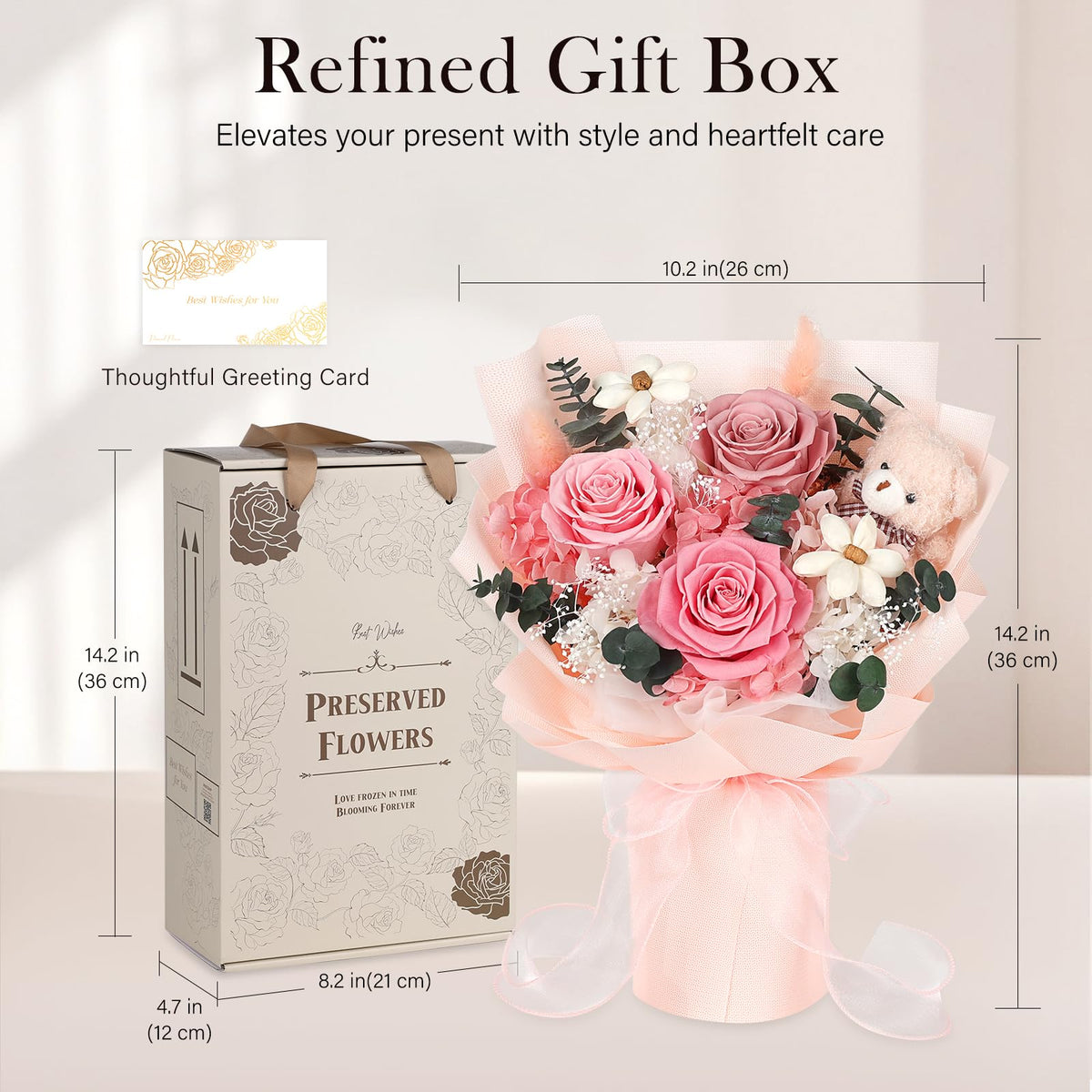 SOLUNOX home decor ready bouquet for stylish display.