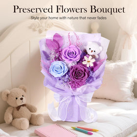 SOLUNOX premium gift box presenting ready-to-gift packaging for the bouquet.