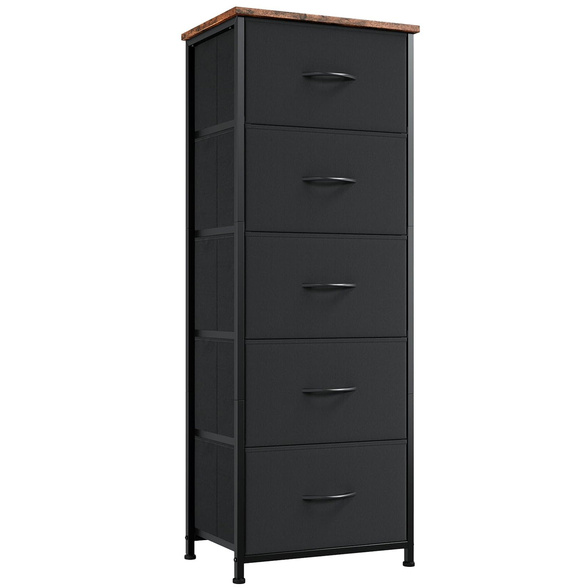 Somdot tall dresser front view with five drawers for organized storage