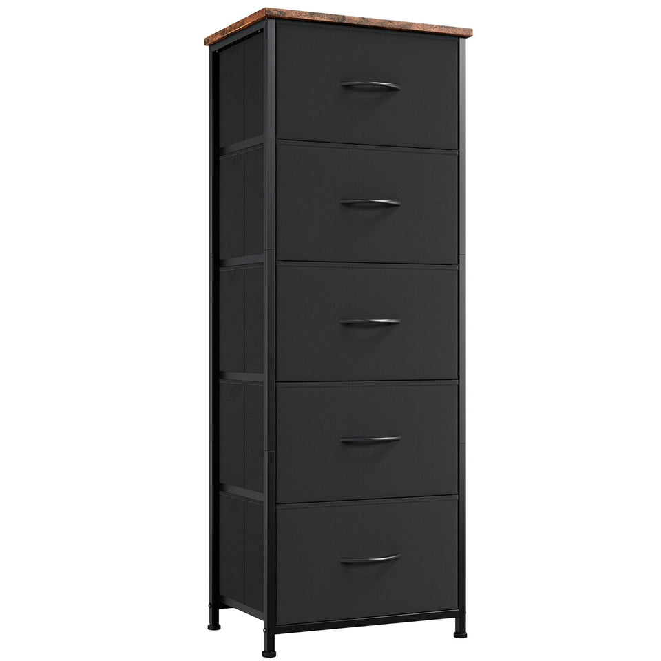Somdot tall dresser front view with five drawers for organized storage