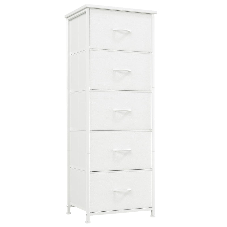 Somdot tall dresser assembly in progress, easy setup for quick storage.