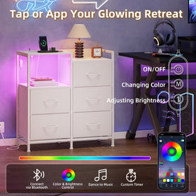 Somdot LED nightlight strip adds ambient glow without glare.